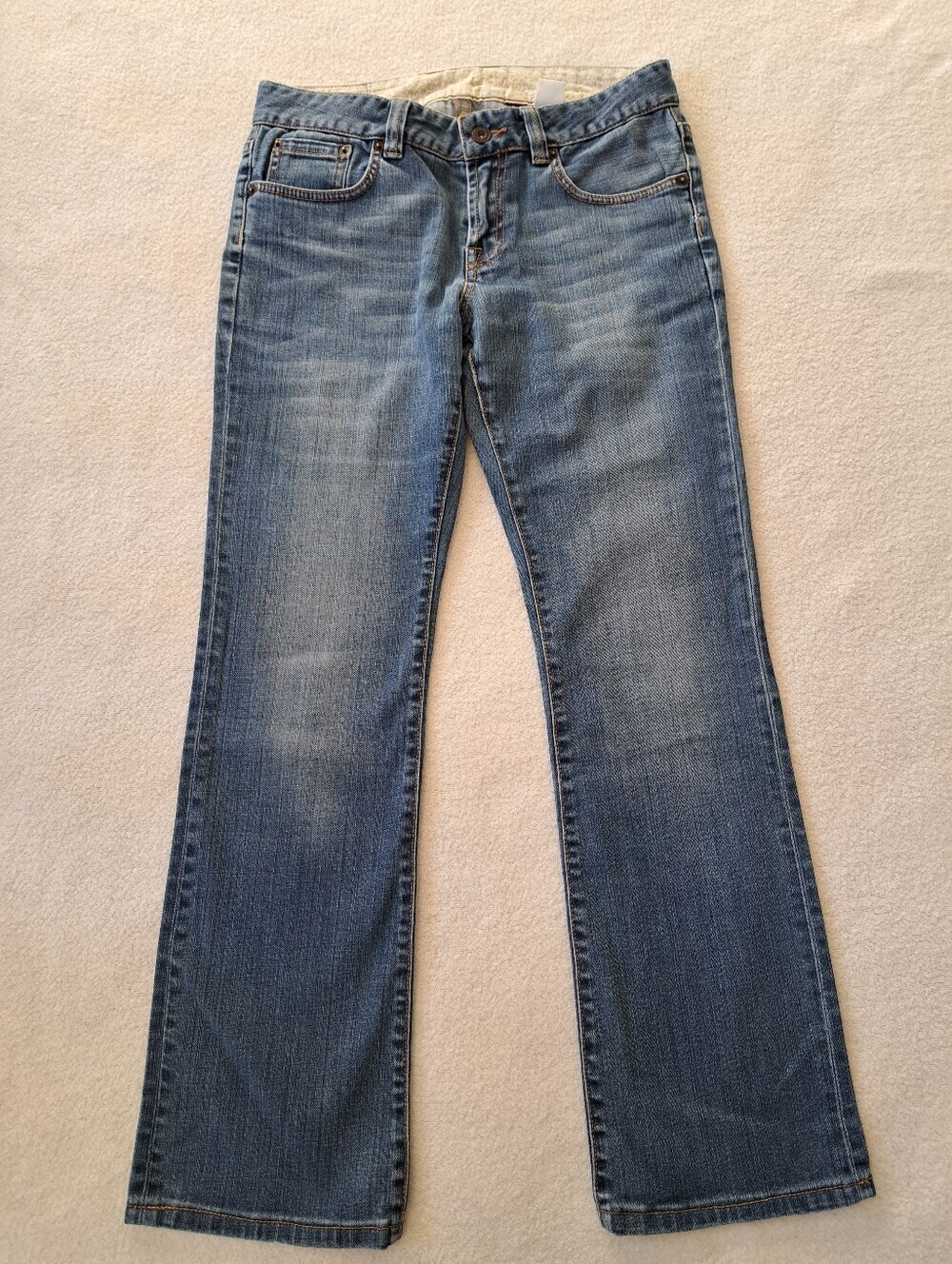 Vintage Roots Women's Boot Cut Jeans Y2K Blue Denim Casual Western Festival